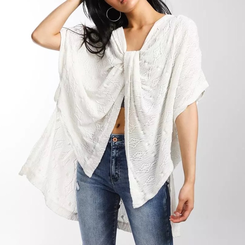 Free People Show Off Twisted Top XL NWT